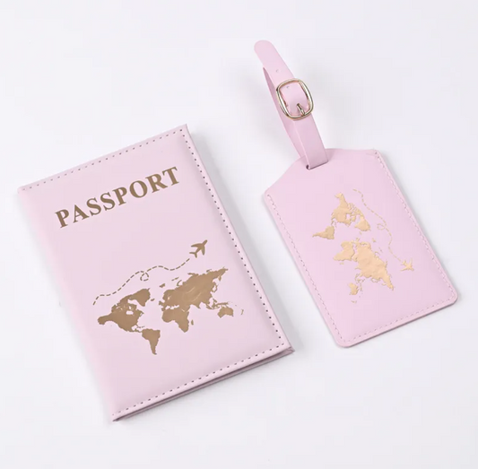 Avenor™PU Leather Gilded Passport Cover