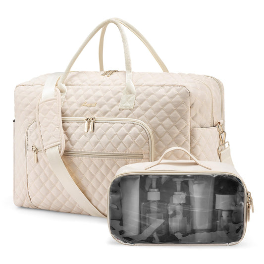 Avenor™LOVEVOOK Travel Duffle Bag + (Beige)