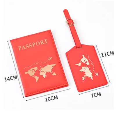 Avenor™PU Leather Gilded Passport Cover